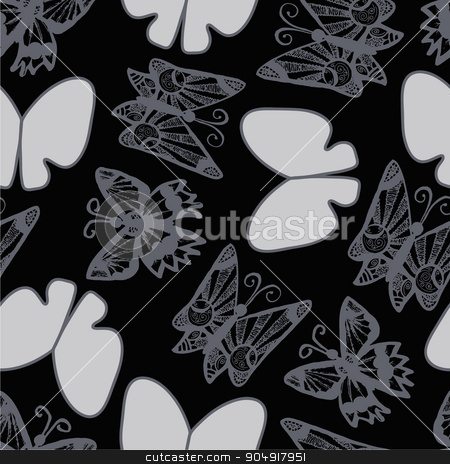 To use this stock image in your creative project, please select the size you need over to the right and click the "Add to Cart" button.
Your downloaded image will come with the Cutcaster watermark removed so don’t worry about the watermark you see on this page. Background with branches, flowers and butterflies stock vector clipart, seamless background with branches, flowers and butterflies by Aleksandra Serova