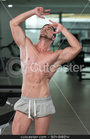 To use this stock image in your creative project, please select the size you need over to the right and click the "Add to Cart" button.
Your downloaded image will come with the Cutcaster watermark removed so don’t worry about the watermark you see on this page. Bodybuilder Man Posing In The Gym stock photo, Awesome Bodybuilder Showing His Muscles And Posing In Gym by Jasminko Ibrakovic