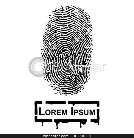To use this stock image in your creative project, please select the size you need over to the right and click the "Add to Cart" button.
Your downloaded image will come with the Cutcaster watermark removed so don’t worry about the watermark you see on this page. Realistic Fingerprint and frame for fill text stock vector clipart, Realistic Fingerprint and frame for fill text by stockdevil