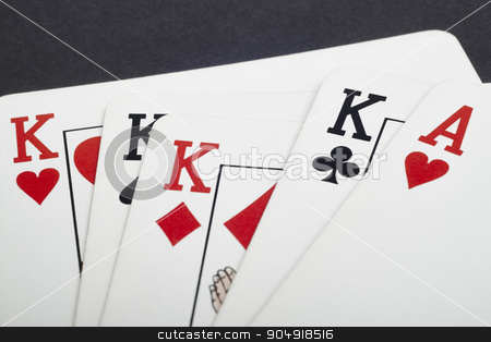 To use this stock image in your creative project, please select the size you need over to the right and click the "Add to Cart" button.
Your downloaded image will come with the Cutcaster watermark removed so don’t worry about the watermark you see on this page. Poker card game with kings and aces full. Black background stock photo, Poker card game with kings and aces full. Black background. Horizontal by ABBPhoto