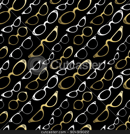 To use this stock image in your creative project, please select the size you need over to the right and click the "Add to Cart" button.
Your downloaded image will come with the Cutcaster watermark removed so don’t worry about the watermark you see on this page. Hipster glasses seamless pattern gold icon stock vector clipart, Hipster glasses seamless pattern, vintage style gold icons. EPS10 vector. by Cienpies Design