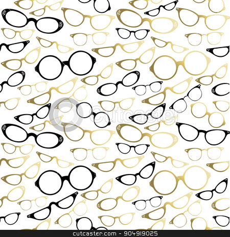 To use this stock image in your creative project, please select the size you need over to the right and click the "Add to Cart" button.
Your downloaded image will come with the Cutcaster watermark removed so don’t worry about the watermark you see on this page. Vintage hipster glasses seamless pattern gold stock vector clipart, Vintage hipster glass icon set seamless pattern. EPS10 vector. by Cienpies Design