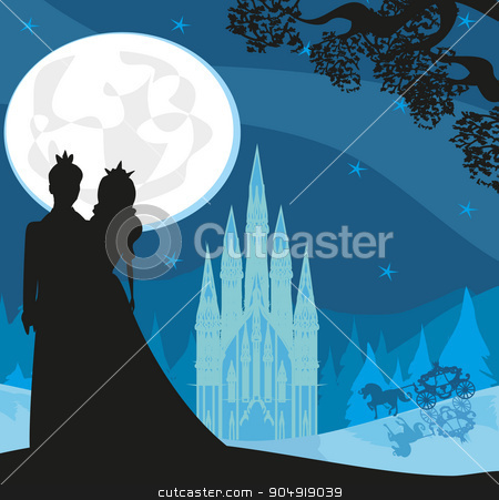 To use this stock image in your creative project, please select the size you need over to the right and click the "Add to Cart" button.
Your downloaded image will come with the Cutcaster watermark removed so don’t worry about the watermark you see on this page. castle and princess with prince stock vector clipart, castle and princess with prince by Jacky Brown