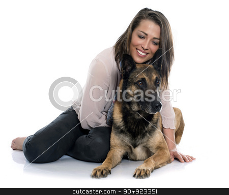 To use this stock image in your creative project, please select the size you need over to the right and click the "Add to Cart" button.
Your downloaded image will come with the Cutcaster watermark removed so don’t worry about the watermark you see on this page. woman and malinois stock photo, woman and malinois in front of white background by Bonzami Emmanuelle
