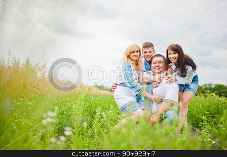 To use this stock image in your creative project, please select the size you need over to the right and click the "Add to Cart" button.
Your downloaded image will come with the Cutcaster watermark removed so don’t worry about the watermark you see on this page. Happy family having fun on field stock photo, Happy family having fun on field by Andrii Shevchuk