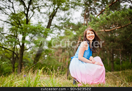 To use this stock image in your creative project, please select the size you need over to the right and click the "Add to Cart" button.
Your downloaded image will come with the Cutcaster watermark removed so don’t worry about the watermark you see on this page. Young beautiful and cute girl posed at pine forest stock photo, Young beautiful and cute girl posed at pine forest by Andrii Shevchuk