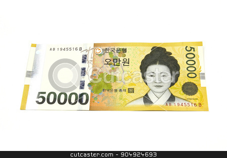To use this stock image in your creative project, please select the size you need over to the right and click the "Add to Cart" button.
Your downloaded image will come with the Cutcaster watermark removed so don’t worry about the watermark you see on this page. Korean Won currency bills isolated on white background. stock photo, Korean Won currency bills isolated on white background. by doraclub