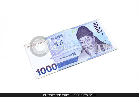 To use this stock image in your creative project, please select the size you need over to the right and click the "Add to Cart" button.
Your downloaded image will come with the Cutcaster watermark removed so don’t worry about the watermark you see on this page. Korean Won currency bills isolated on white background. stock photo, Korean Won currency bills isolated on white background. by doraclub