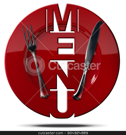 To use this stock image in your creative project, please select the size you need over to the right and click the "Add to Cart" button.
Your downloaded image will come with the Cutcaster watermark removed so don’t worry about the watermark you see on this page. Red Plate Menu - Symbol with Cutlery stock photo, Red plate with text menu and silver cutlery isolated on white background. Symbol for a restaurant menu by catalby