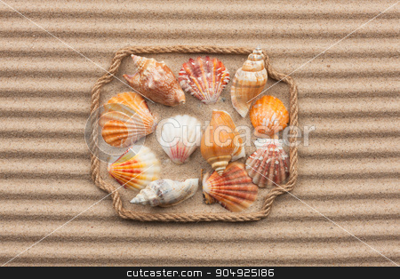 To use this stock image in your creative project, please select the size you need over to the right and click the "Add to Cart" button.
Your downloaded image will come with the Cutcaster watermark removed so don’t worry about the watermark you see on this page. Beautiful frame made of rope and sea shells on the sand with tex stock photo, Beautiful frame made of rope and sea shells on the sand with text, as background by alekleks