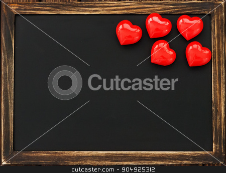 To use this stock image in your creative project, please select the size you need over to the right and click the "Add to Cart" button.
Your downloaded image will come with the Cutcaster watermark removed so don’t worry about the watermark you see on this page. hearts and blackboard stock photo, hearts and blackboard on the wooden background by tycoon