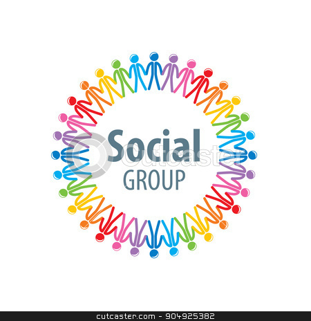 To use this stock image in your creative project, please select the size you need over to the right and click the "Add to Cart" button.
Your downloaded image will come with the Cutcaster watermark removed so don’t worry about the watermark you see on this page. Social Group logo stock vector clipart, Abstract vector logo people for social groups by Aleksey Butenkov