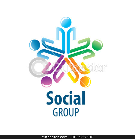 To use this stock image in your creative project, please select the size you need over to the right and click the "Add to Cart" button.
Your downloaded image will come with the Cutcaster watermark removed so don’t worry about the watermark you see on this page. Social Group logo stock vector clipart, Abstract vector logo people for social groups by Aleksey Butenkov