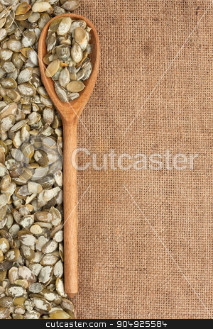 To use this stock image in your creative project, please select the size you need over to the right and click the "Add to Cart" button.
Your downloaded image will come with the Cutcaster watermark removed so don’t worry about the watermark you see on this page. wooden spoon with pumpkin seeds stock photo, wooden spoon with pumpkin seeds, lies on the background burlap by alekleks