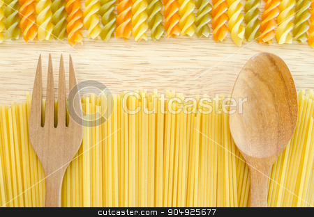 To use this stock image in your creative project, please select the size you need over to the right and click the "Add to Cart" button.
Your downloaded image will come with the Cutcaster watermark removed so don’t worry about the watermark you see on this page. Italian raw pasta with uncooked pasta spaghetti macaroni. stock photo, Italian raw pasta with uncooked pasta spaghetti macaroni on wooden background. by Miss. PENCHAN PUMILA
