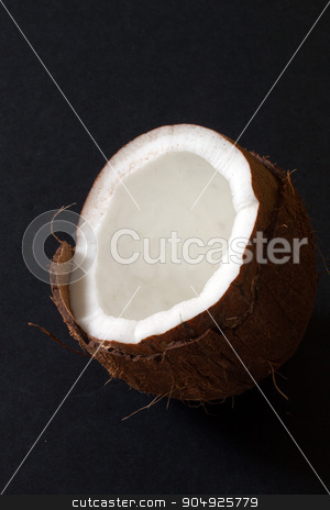 To use this stock image in your creative project, please select the size you need over to the right and click the "Add to Cart" button.
Your downloaded image will come with the Cutcaster watermark removed so don’t worry about the watermark you see on this page. Coconut stock photo, Half a coconut displayed on a dark background by Michael O'Connell