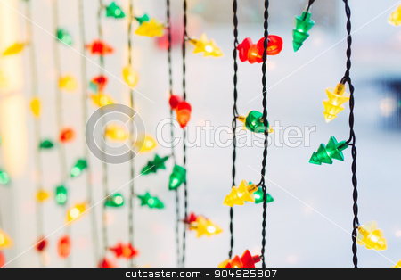 To use this stock image in your creative project, please select the size you need over to the right and click the "Add to Cart" button.
Your downloaded image will come with the Cutcaster watermark removed so don’t worry about the watermark you see on this page. Colorful lights abstract background stock photo, Garland blurred Christmas colorful lights background by sunapple