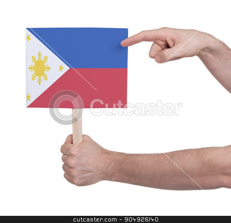 To use this stock image in your creative project, please select the size you need over to the right and click the "Add to Cart" button.
Your downloaded image will come with the Cutcaster watermark removed so don’t worry about the watermark you see on this page. Hand holding small card - Flag of Philipines stock photo, Hand holding small card, isolated on white - Flag of Philipines by michaklootwijk
