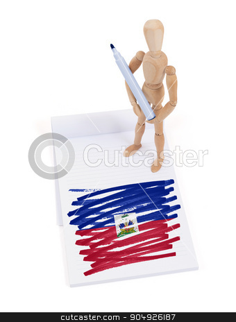 To use this stock image in your creative project, please select the size you need over to the right and click the "Add to Cart" button.
Your downloaded image will come with the Cutcaster watermark removed so don’t worry about the watermark you see on this page. Wooden mannequin made a drawing - Haiti stock photo, Wooden mannequin made a drawing of a flag - Haiti by michaklootwijk
