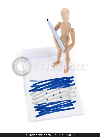 To use this stock image in your creative project, please select the size you need over to the right and click the "Add to Cart" button.
Your downloaded image will come with the Cutcaster watermark removed so don’t worry about the watermark you see on this page. Wooden mannequin made a drawing - Honduras stock photo, Wooden mannequin made a drawing of a flag - Honduras by michaklootwijk