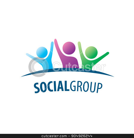To use this stock image in your creative project, please select the size you need over to the right and click the "Add to Cart" button.
Your downloaded image will come with the Cutcaster watermark removed so don’t worry about the watermark you see on this page. Social Group logo stock vector clipart, Abstract vector logo people for social groups by Aleksey Butenkov
