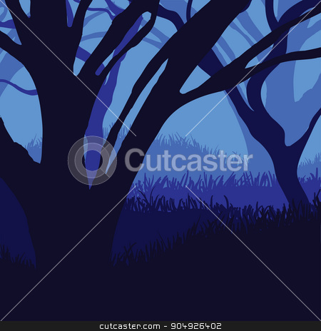 To use this stock image in your creative project, please select the size you need over to the right and click the "Add to Cart" button.
Your downloaded image will come with the Cutcaster watermark removed so don’t worry about the watermark you see on this page. Silhouette of the forest stock vector clipart, Silhouette of the forest in moonlight by ElemenTxD