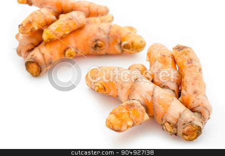 To use this stock image in your creative project, please select the size you need over to the right and click the "Add to Cart" button.
Your downloaded image will come with the Cutcaster watermark removed so don’t worry about the watermark you see on this page. The fresh turmeric. stock photo, The fresh turmeric on white background by Miss. PENCHAN PUMILA
