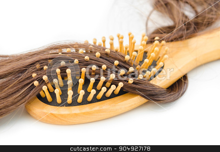 To use this stock image in your creative project, please select the size you need over to the right and click the "Add to Cart" button.
Your downloaded image will come with the Cutcaster watermark removed so don’t worry about the watermark you see on this page. Hair loss problem stock photo, Hair loss problem concept. Wooden hair brush and hair fall on white background. by Miss. PENCHAN PUMILA