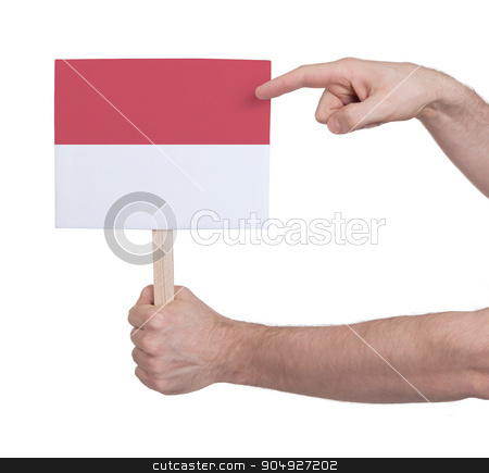 To use this stock image in your creative project, please select the size you need over to the right and click the "Add to Cart" button.
Your downloaded image will come with the Cutcaster watermark removed so don’t worry about the watermark you see on this page. Hand holding small card - Flag of Monaco stock photo, Hand holding small card, isolated on white - Flag of Monaco by michaklootwijk