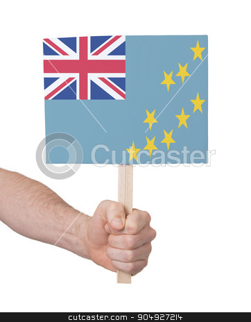 To use this stock image in your creative project, please select the size you need over to the right and click the "Add to Cart" button.
Your downloaded image will come with the Cutcaster watermark removed so don’t worry about the watermark you see on this page. Hand holding small card - Flag of Tuvalu stock photo, Hand holding small card, isolated on white - Flag of Tuvalu by michaklootwijk