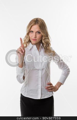 To use this stock image in your creative project, please select the size you need over to the right and click the "Add to Cart" button.
Your downloaded image will come with the Cutcaster watermark removed so don’t worry about the watermark you see on this page. Business woman asks attention. stock photo, Business woman asks attention. Business coach teaches business. by Denys