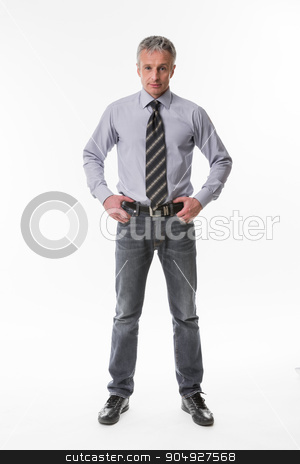 To use this stock image in your creative project, please select the size you need over to the right and click the "Add to Cart" button.
Your downloaded image will come with the Cutcaster watermark removed so don’t worry about the watermark you see on this page. Handsome successful businessman. stock photo, Handsome successful businessman. Confident glance of top manager. by Denys