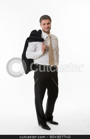 To use this stock image in your creative project, please select the size you need over to the right and click the "Add to Cart" button.
Your downloaded image will come with the Cutcaster watermark removed so don’t worry about the watermark you see on this page. Successful clerk. stock photo, Manager in business suit. Successful clerk. Business people. by Denys