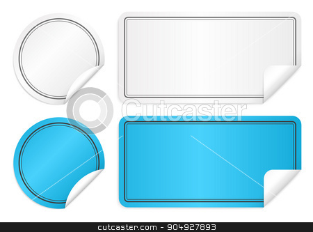 To use this stock image in your creative project, please select the size you need over to the right and click the "Add to Cart" button.
Your downloaded image will come with the Cutcaster watermark removed so don’t worry about the watermark you see on this page. Vector illustration of paper stickers stock vector clipart, Vector illustration of paper stickers. Stock vector by Amelisk
