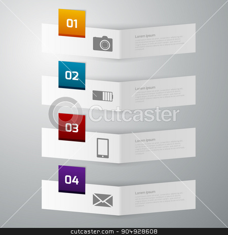 To use this stock image in your creative project, please select the size you need over to the right and click the "Add to Cart" button.
Your downloaded image will come with the Cutcaster watermark removed so don’t worry about the watermark you see on this page. Vector illustration infographics 4 options stock vector clipart, Vector illustration infographics 4 options. Stock vector by Amelisk