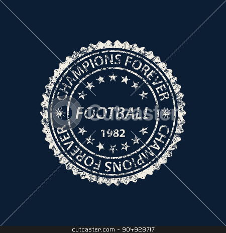 To use this stock image in your creative project, please select the size you need over to the right and click the "Add to Cart" button.
Your downloaded image will come with the Cutcaster watermark removed so don’t worry about the watermark you see on this page. Vector illustration of a football logo stock vector clipart, Vector illustration of a football logo . Typography, t-shirt graphics. by Amelisk