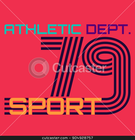 To use this stock image in your creative project, please select the size you need over to the right and click the "Add to Cart" button.
Your downloaded image will come with the Cutcaster watermark removed so don’t worry about the watermark you see on this page. athletic dept. typography, t-shirt graphics stock vector clipart, athletic dept typography, t-shirt graphics. Stock vector by Amelisk
