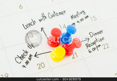 To use this stock image in your creative project, please select the size you need over to the right and click the "Add to Cart" button.
Your downloaded image will come with the Cutcaster watermark removed so don’t worry about the watermark you see on this page. Busy day overworked schedule. stock photo, Pushpin on calendar with busy day overworked schedule. by Miss. PENCHAN PUMILA