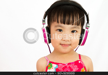 To use this stock image in your creative project, please select the size you need over to the right and click the "Add to Cart" button.
Your downloaded image will come with the Cutcaster watermark removed so don’t worry about the watermark you see on this page. Chinese little girl on headphones stock photo, Chinese little girl on headphones smile with plain white isolated background. by Tan Kian Khoon
