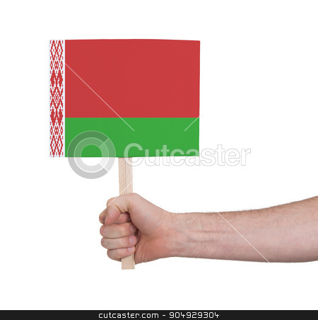 To use this stock image in your creative project, please select the size you need over to the right and click the "Add to Cart" button.
Your downloaded image will come with the Cutcaster watermark removed so don’t worry about the watermark you see on this page. Hand holding small card - Flag of Belarus stock photo, Hand holding small card, isolated on white - Flag of Belarus by michaklootwijk