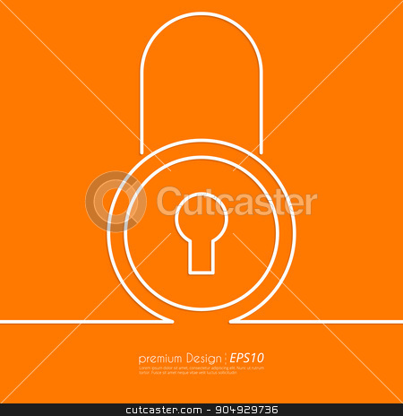 To use this stock image in your creative project, please select the size you need over to the right and click the "Add to Cart" button.
Your downloaded image will come with the Cutcaster watermark removed so don’t worry about the watermark you see on this page. Stock Vector Linear icon lock. stock vector clipart, Stock Vector Linear icon lock. Flat design. by Amelisk