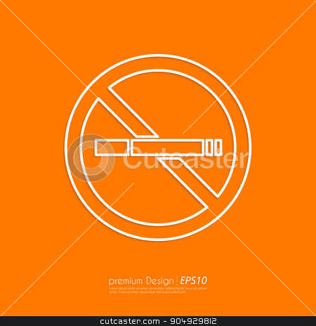 To use this stock image in your creative project, please select the size you need over to the right and click the "Add to Cart" button.
Your downloaded image will come with the Cutcaster watermark removed so don’t worry about the watermark you see on this page. Stock Vector Linear icon no smoking stock vector clipart, Stock Vector Linear icon no smoking. Flat design. by Amelisk