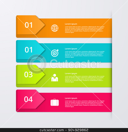 To use this stock image in your creative project, please select the size you need over to the right and click the "Add to Cart" button.
Your downloaded image will come with the Cutcaster watermark removed so don’t worry about the watermark you see on this page. Vector illustration infographics four options. stock vector clipart, Vector illustration infographics four options. Stock vector by Amelisk