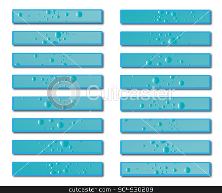To use this stock image in your creative project, please select the size you need over to the right and click the "Add to Cart" button.
Your downloaded image will come with the Cutcaster watermark removed so don’t worry about the watermark you see on this page. Rising Bubbles Web Buttons stock vector clipart, Web icons from bubbles in water over a white background by Kotto
