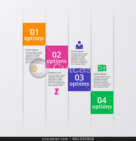 To use this stock image in your creative project, please select the size you need over to the right and click the "Add to Cart" button.
Your downloaded image will come with the Cutcaster watermark removed so don’t worry about the watermark you see on this page. Vector illustration of infographics four options stock vector clipart, Vector illustration infographics four options. Stock vector by Amelisk