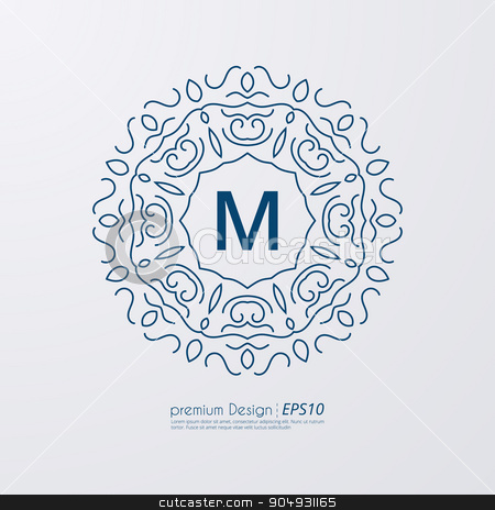 To use this stock image in your creative project, please select the size you need over to the right and click the "Add to Cart" button.
Your downloaded image will come with the Cutcaster watermark removed so don’t worry about the watermark you see on this page. Vector illustration of a linear design stock vector clipart, Vector illustration of a linear design monograms. by Amelisk