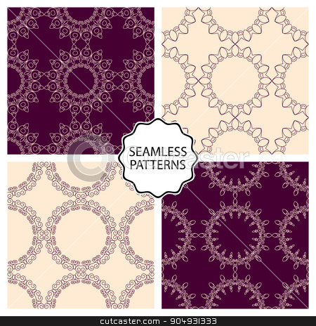 To use this stock image in your creative project, please select the size you need over to the right and click the "Add to Cart" button.
Your downloaded image will come with the Cutcaster watermark removed so don’t worry about the watermark you see on this page. Vector illustration. Set of seamless line patterns stock vector clipart, Vector illustration. Set of seamless line patterns. by Amelisk