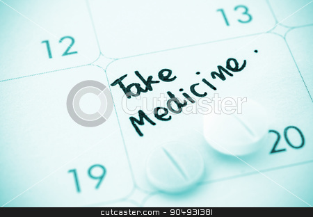 To use this stock image in your creative project, please select the size you need over to the right and click the "Add to Cart" button.
Your downloaded image will come with the Cutcaster watermark removed so don’t worry about the watermark you see on this page. Reminder take medicine on calendar. stock photo, Reminder take medicine written and Medicine pills on calendar. by Miss. PENCHAN PUMILA