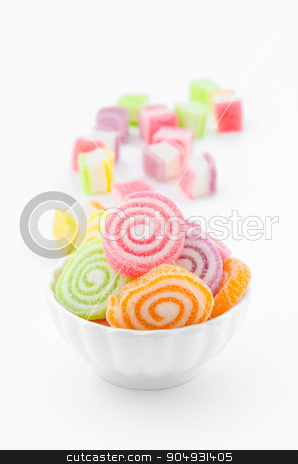 To use this stock image in your creative project, please select the size you need over to the right and click the "Add to Cart" button.
Your downloaded image will come with the Cutcaster watermark removed so don’t worry about the watermark you see on this page. Jelly sweet, flavor fruit, candy dessert colorful. stock photo, Jelly sweet, flavor fruit, candy dessert colorful in white cupl on white background. by Miss. PENCHAN PUMILA