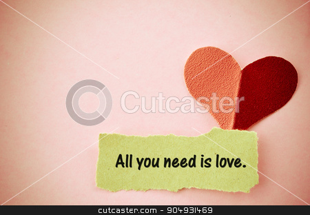 To use this stock image in your creative project, please select the size you need over to the right and click the "Add to Cart" button.
Your downloaded image will come with the Cutcaster watermark removed so don’t worry about the watermark you see on this page. All you need is love concept. stock photo, All you need is love word on paper torn and paper heart shape in vintage style. by Miss. PENCHAN PUMILA